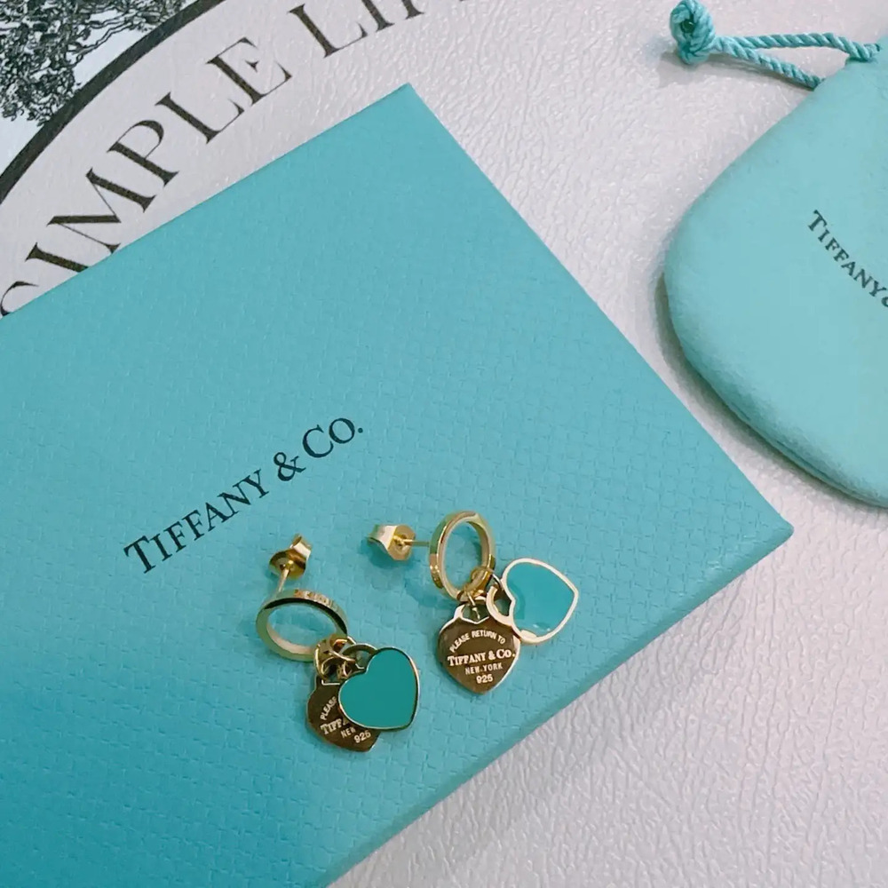 Tiffany & Co. Circle Heart Earrings